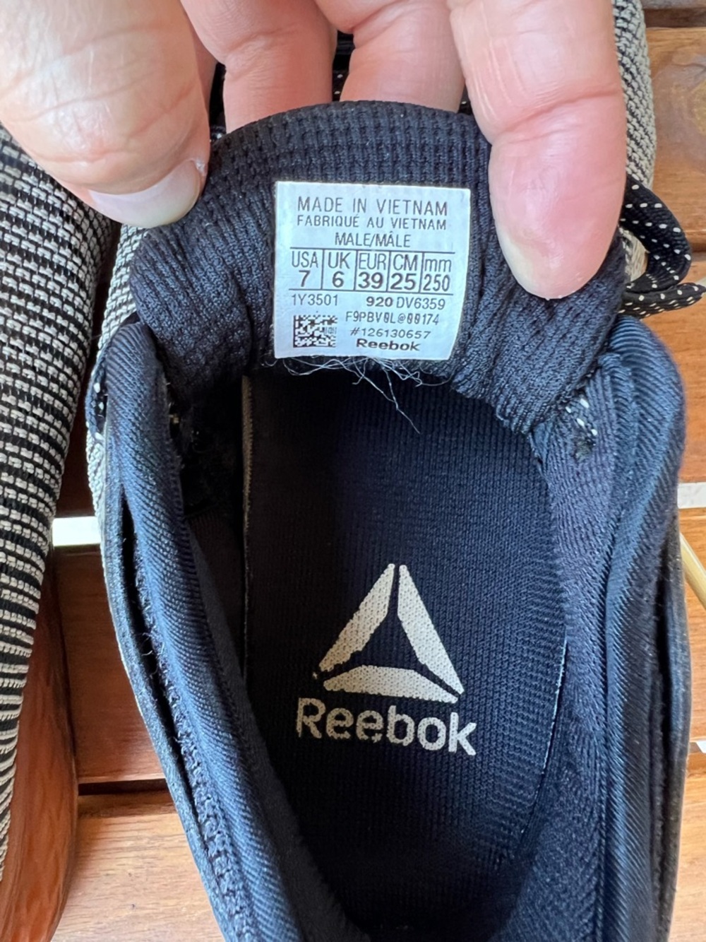 Reebok Nano 9 Crossfit Training Shoes Black Gum Light Sand Size 7 - Picture 5 of 5